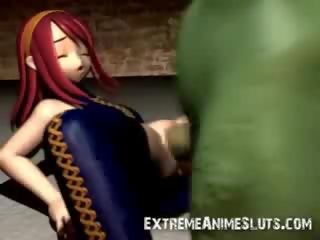 Golem fucks 3d jana!