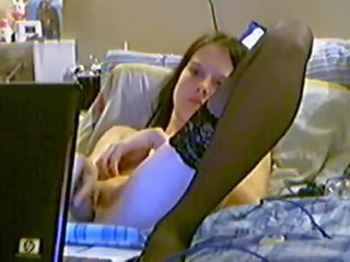 Damsel Caught Masturbating To Internet sex film On Hidde