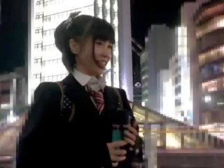Japanese damsel boards train for real chikan experience