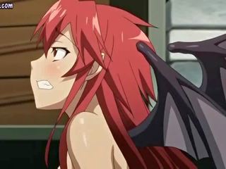 Velvet anime tramp sucking phallus