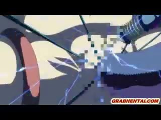 无尽 男女共学 抓 由 tentacles 和 得到 电动 震荡