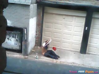 Fucking A hooker In An Alley