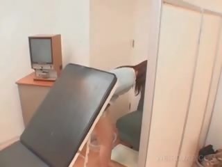 Asian Patient Cunt Opened With Speculum At The doc