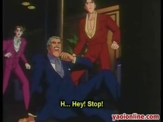 Hot to trot Hentai Gay Having One Night With Love Ones