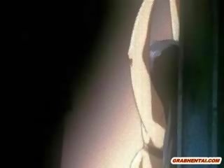 Chained Hentai Sextoy Fucked