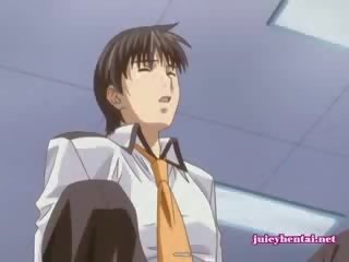 Anime divinity with huge ýelin gets masturbated