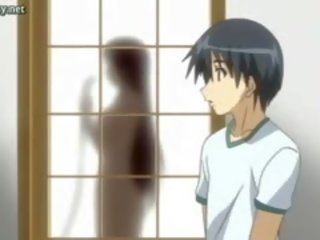 Concupiscent Anime Chick Getting Jizzed At Shower