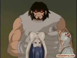 バージン エロアニメ ととも​​に 挟まれました ビッグティッツ ファック バイ bigman と mons