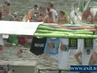 Public sex film party at yacht club