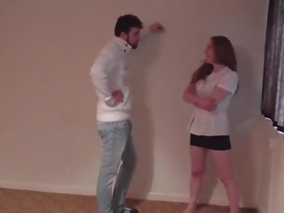 Intoxicated teenager punished and diapered for pissing on the floor