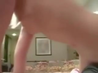 Tiny blonde cutie on the sybian