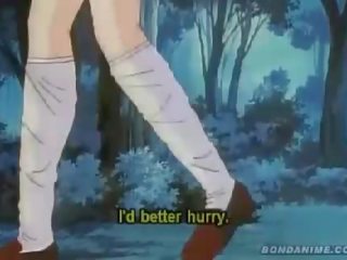 A damsel gets a surprise on her way home