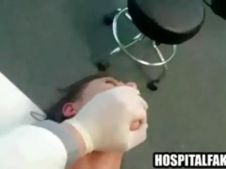 Patient Gets Fucked And Cummed On By Her doctor