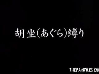 아시아의 비탄 속박 의 아름다운 젊은 tabitha