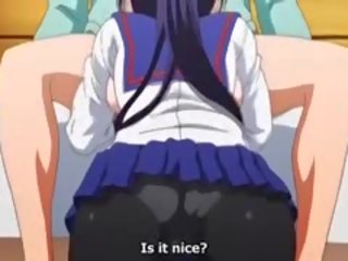 Turned on Romance Anime vid With Uncensored Big Tits, Bukkake