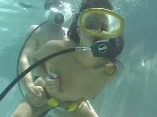 Underwater Scuba sex clip Daisy Duxxe Part3