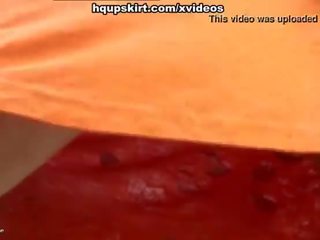 Няколко различен аматьори upskirts