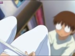 Attractive Anime Vixen Showing Her Jugs