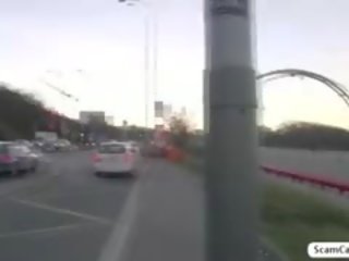 Fabulous зузана отримує очищений від кісток в в назад сидіння