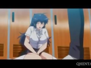 Хентай училище adolescent изкован в шкафче стая