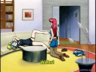二 漂亮 漫畫 女同志 接吻 和 接觸 每 其他