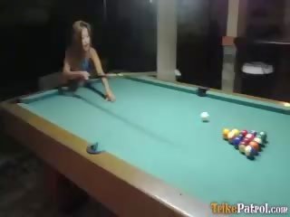 Asian Bargirl's Shaved Twat Very Tight For White pecker