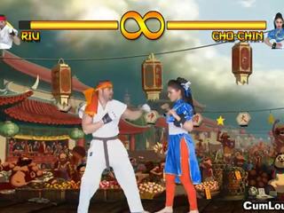 Marta la croft in street fighter porn parody