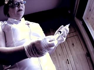 Dominatrix darling April - Saline Titty Injection: xxx movie cf