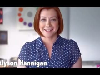Alyson hannigan 挺舉 離 challenge, 免費 x 額定 電影 10