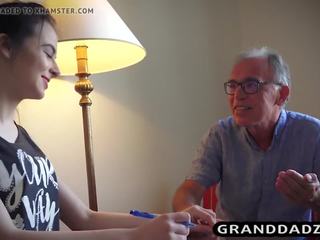 Old English Teacher gets Aroused by randy Young Students