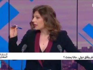 Inviting арабська journalist rajaa mekki ривок від виклик.