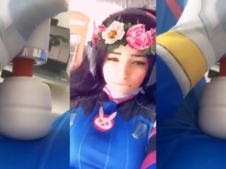 Cosplay lover DVA cute agony Amazing Orgasm Amateur damsel Masturbating till Strong Orgasm safada gozando gostoso