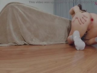 Inviting 女孩 肛門 手淫 假陽具 到 大規模 性高潮