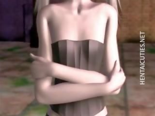 Flirty 3D Hentai beauty Gets Nailed