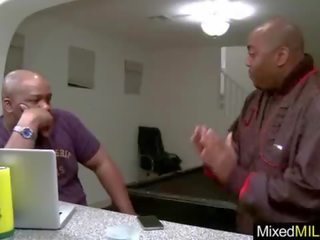 Mixt מלוכלך סרט ב מצלמת עם (anissa קייט) ראש אהובה דופקים ענק שחור putz גבר clip-10