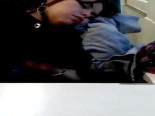 Babe sleeping fetish in train spy dormida en tren