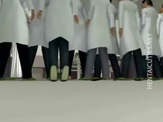 Hot to trot 3D Hentai Nun Suck penis
