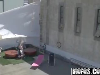 Ворон bay - трахання ворон на в roof - drone мисливець.