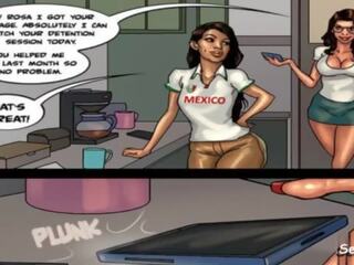 Detention season &num;2 Ep&period; &num;3 - Spanish Teacher Wants College Student's Big Black peter