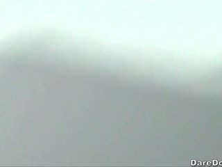 얄팍한 전문 대학 창녀 있다 야생 주신 제 파티 와 대학생 친구
